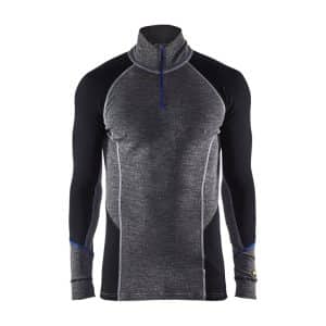 Blåkläder undertrøje Warm merino uld med krave 4899