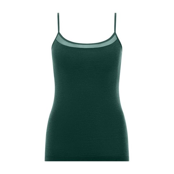 Femilet Juliana Chemise Top Fn1581 0pb, Farve: Sequoia Grøn, Størrelse: 44, Dame