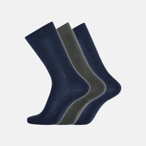 3-pak sokker | økologisk uld | multifarvet