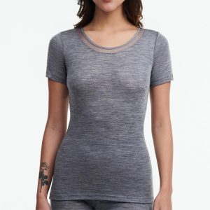 Femilet Juliana T-shirt Fn-dh, Farve: Grå, Størrelse: 40, Dame