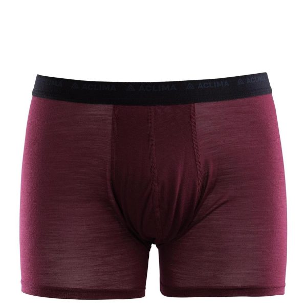 Aclima Mens Lightwool Shorts (Rød (ZINFANDEL) Large)