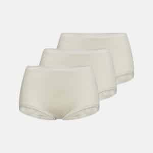 Maxi brief 3-pak | 100% uld | Ivory