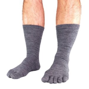 Funq Wear Tåstrømper Uld, 38-40, Galectic Grey