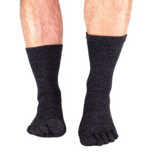 Funq Wear Tåstrømper Uld, 43-46, Arctic Anthracite