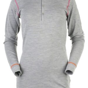 Joha merino uld bluse l/s, grå meleret - 140 - 10år
