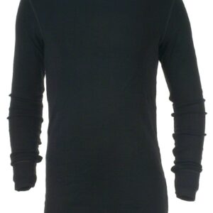 Joha trøje l/s merino uld, sort - 182 - M+ - M