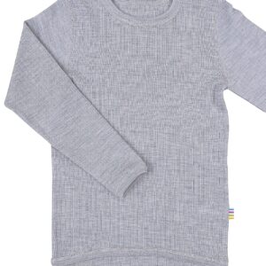 Joha uld bluse l/s, grey - 140 - 10år
