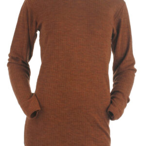 Joha uld t-shirt l/s, caramel - 152 - 146/152