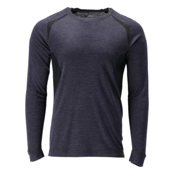 Mascot® Crossover Funktionsundertrøje, med uld Undertrøje 21881-426-010 marine