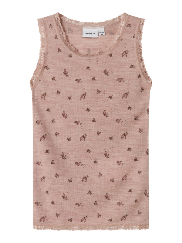 NAME IT Uld Tank Top Wang Shadow Gray