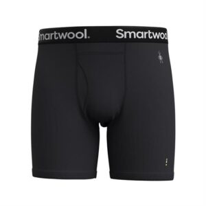 Smartwool Mens Merino Boxer Brief, Black