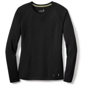 Smartwool Womens All-Season Merino Base Layer L/S, Black